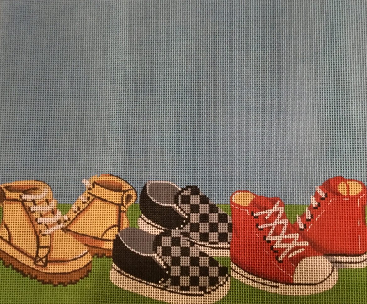 Boys' Shoes Birth Announcement