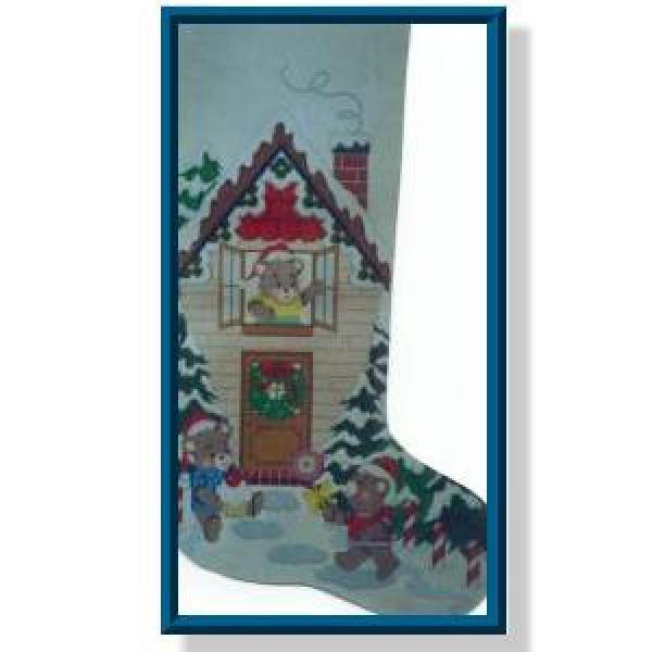 House in the Woods Stocking-CD912