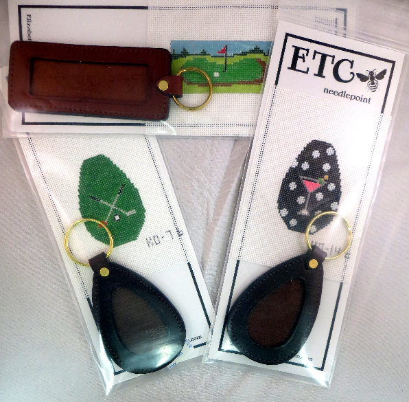 LEATHER KEY BOX with CANVAS