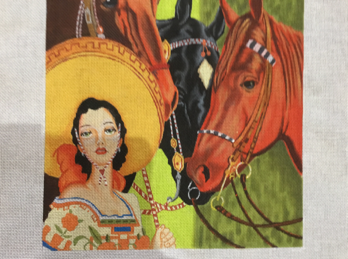 Lady with Horses