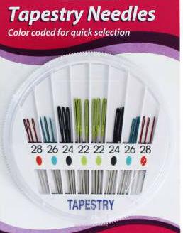 Pony Colored Eye Tapestry Needles